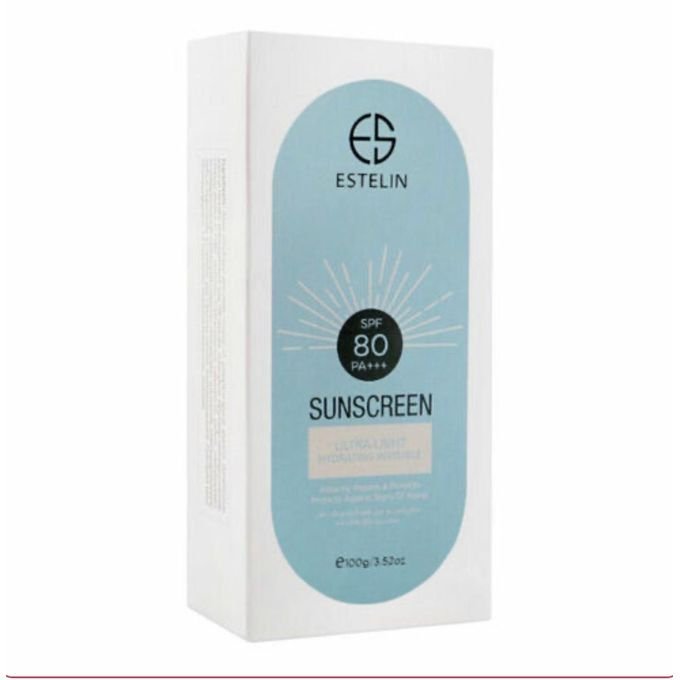 Estelin Spf 50 Ultra Light Hydrating Invisible Sunscreen