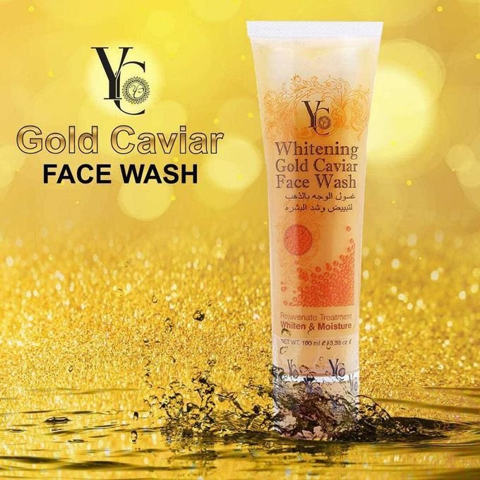 YC-Whiten-ing Gold Caviar Face Wash 100g
