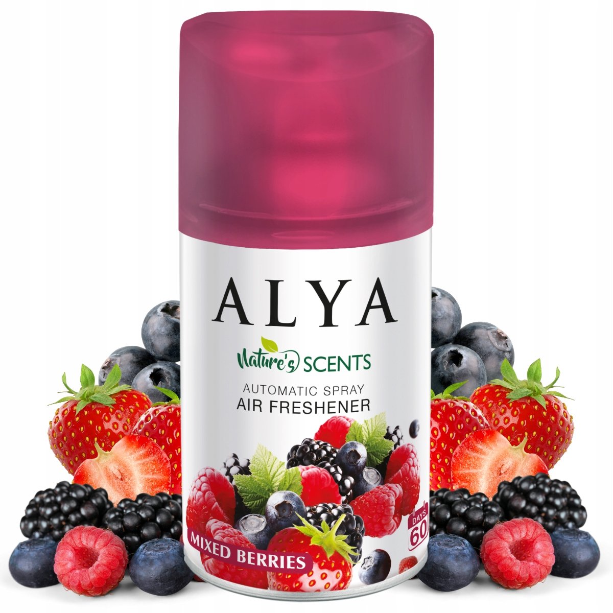 Alya Nature's Scents Automatic Air Freshener Spray, mixed Berries Scent