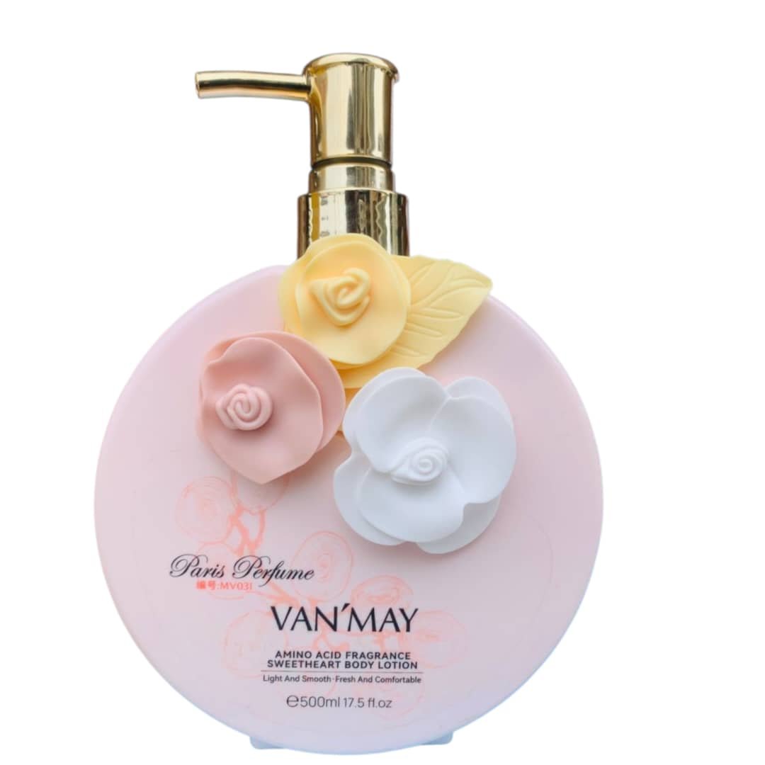 Van May amino acid fragrance Sweetheart Body Lotion paris perfume 500ml