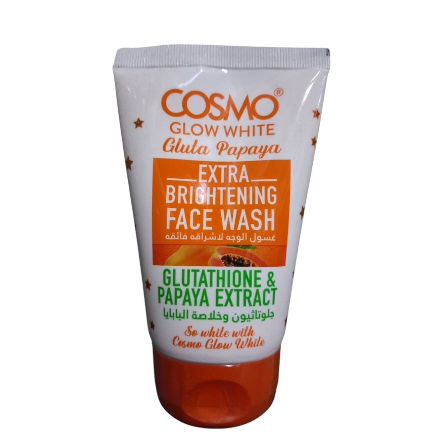Cosmo Glow White Gluta Papaya Extra Brightening Face Wash