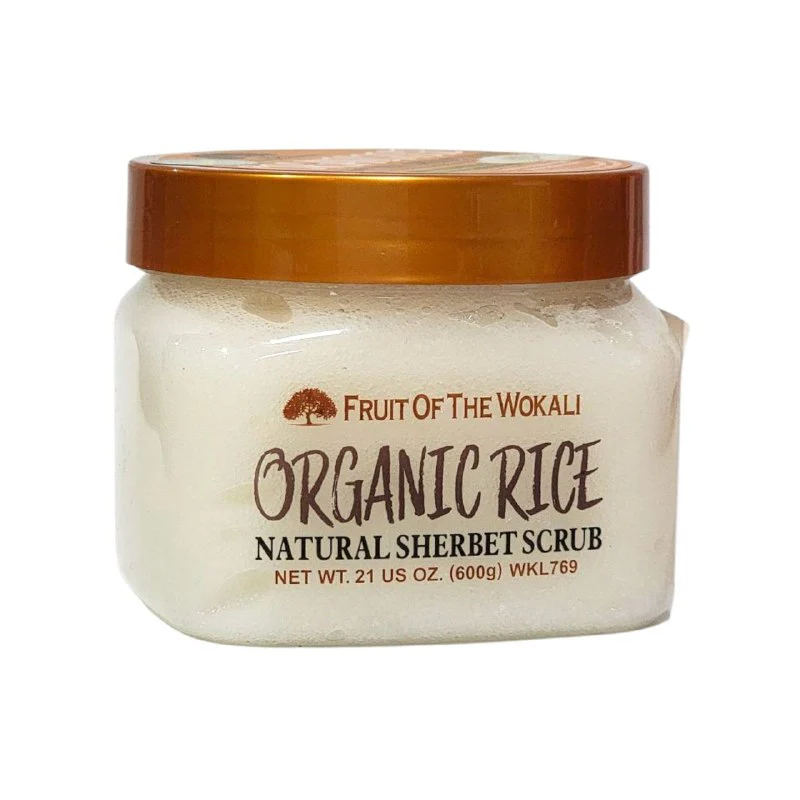 Fruit Of The Wokali Organic Rice Natural Sherbet Scrub