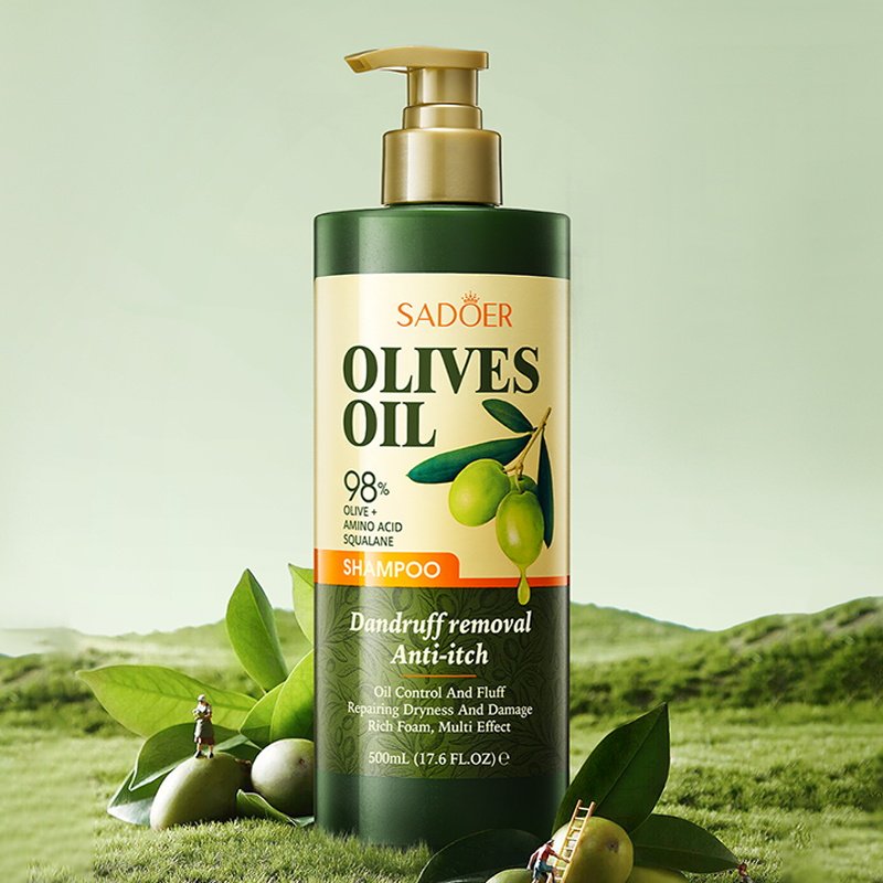 SADOER Natural Olive Oil Anti-dandruff Moisturizing Nourishing Refreshing Smoothing
