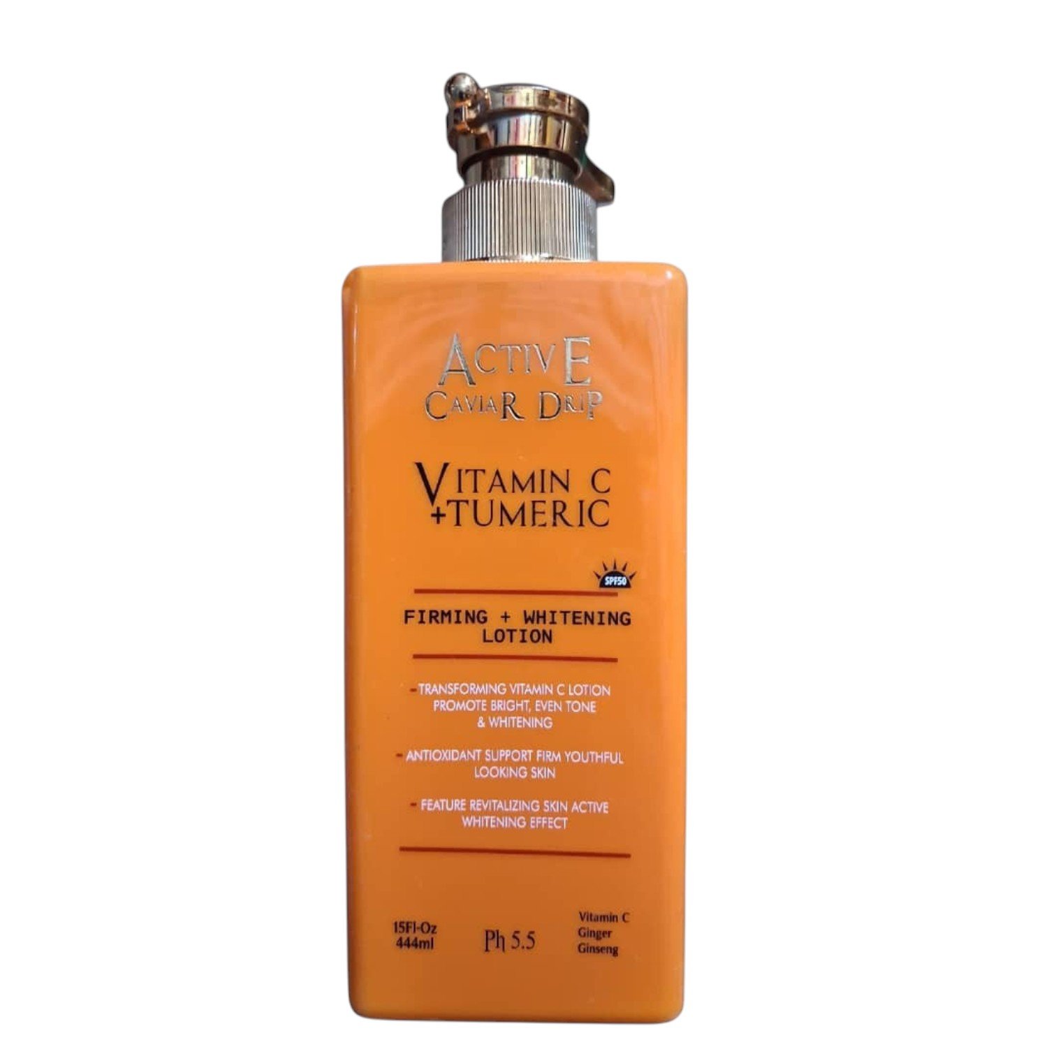 Active Caviar Drip Vitamin C + Turmeric Firming & Whitening Lotion