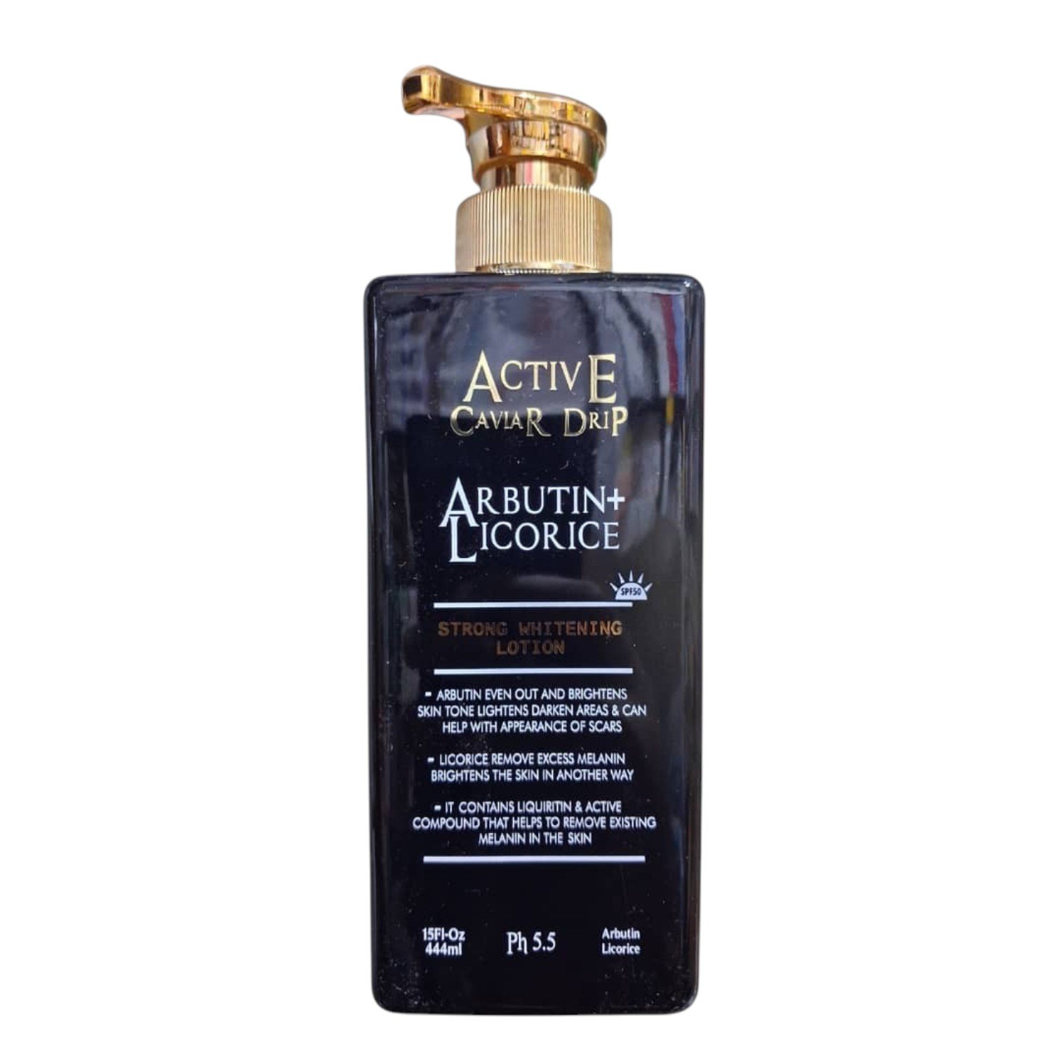 Active Caviar Drip Arbutin + Licorice Strong Whitening Lotion