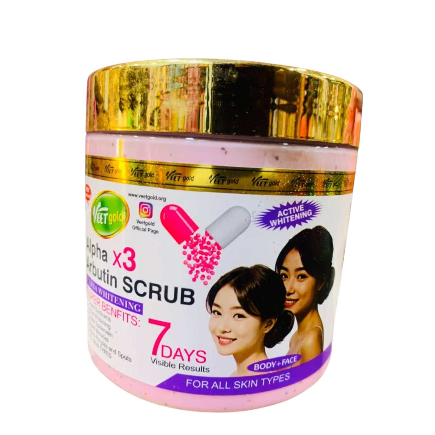 Veet Gold Alpha Arbutin Scrub