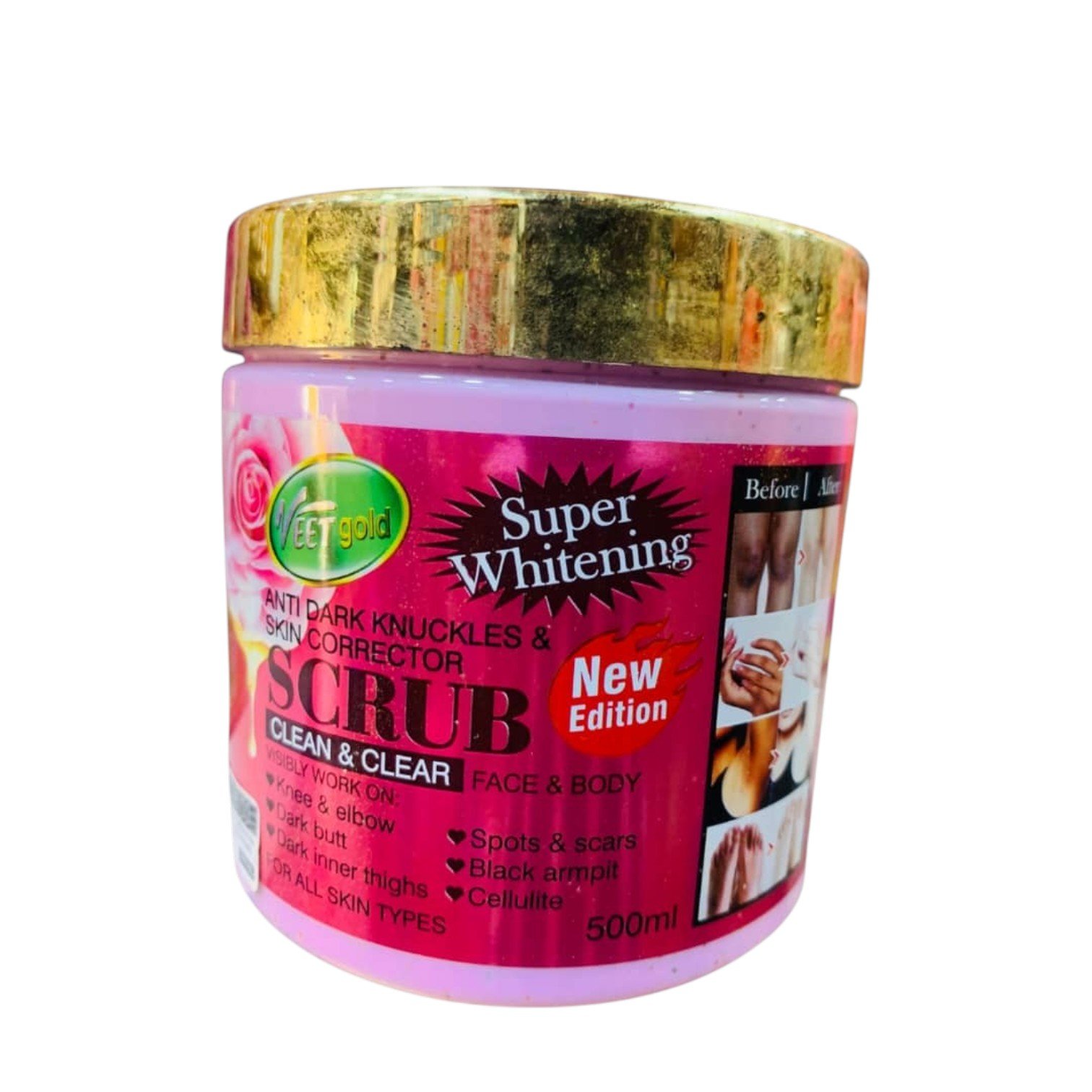 Veet Gold Dark Knuckles Corrector Scrub 500ml