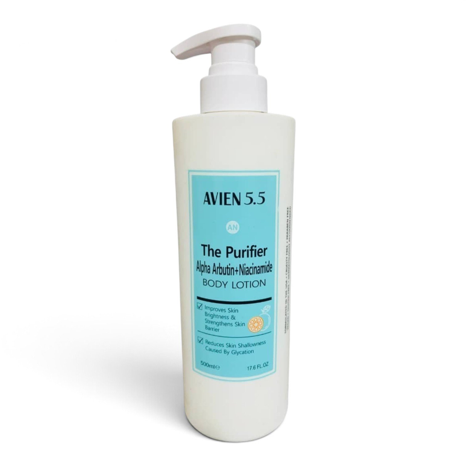 Avien 5.5 The Purifier Alpha Arbutin + Niacinamide Body Lotion