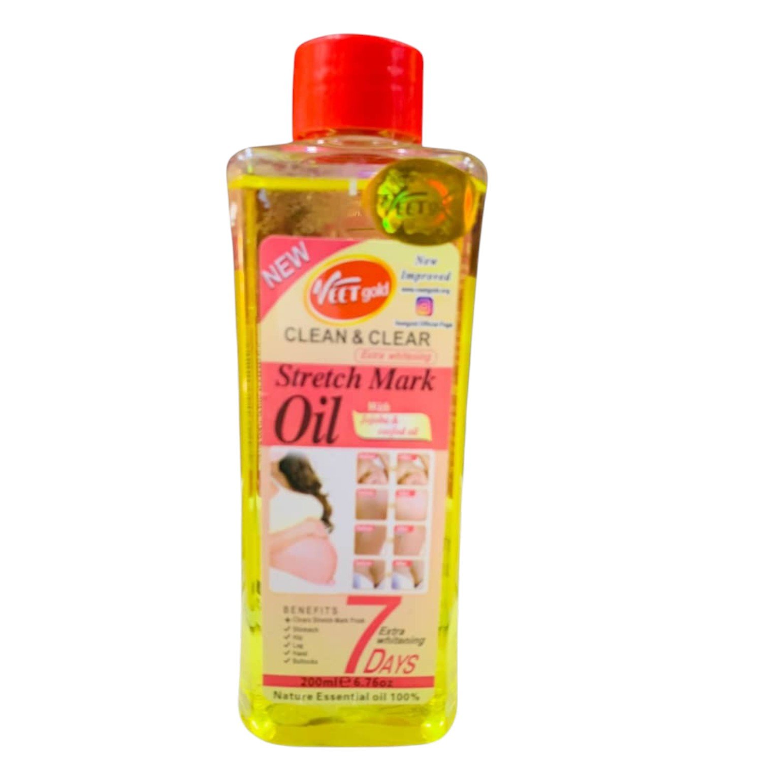 Veet Gold Clean & Clear Stretch Mark Oil