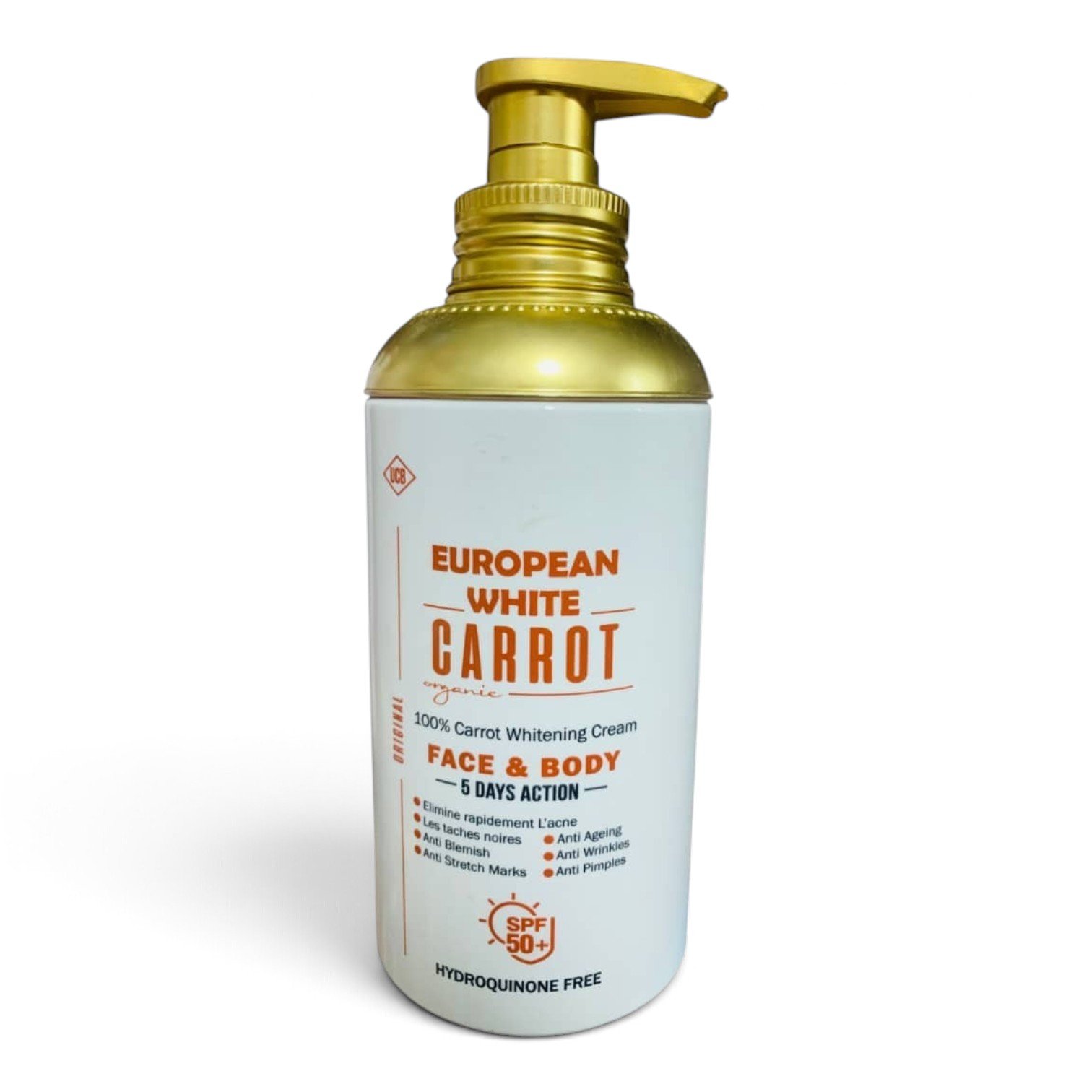 European White Carrot Face & Body Cream