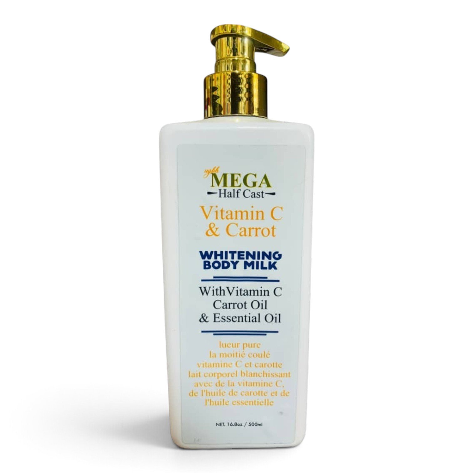 Mega Half Cast Vitamin C & Carrot Whitening Body Milk