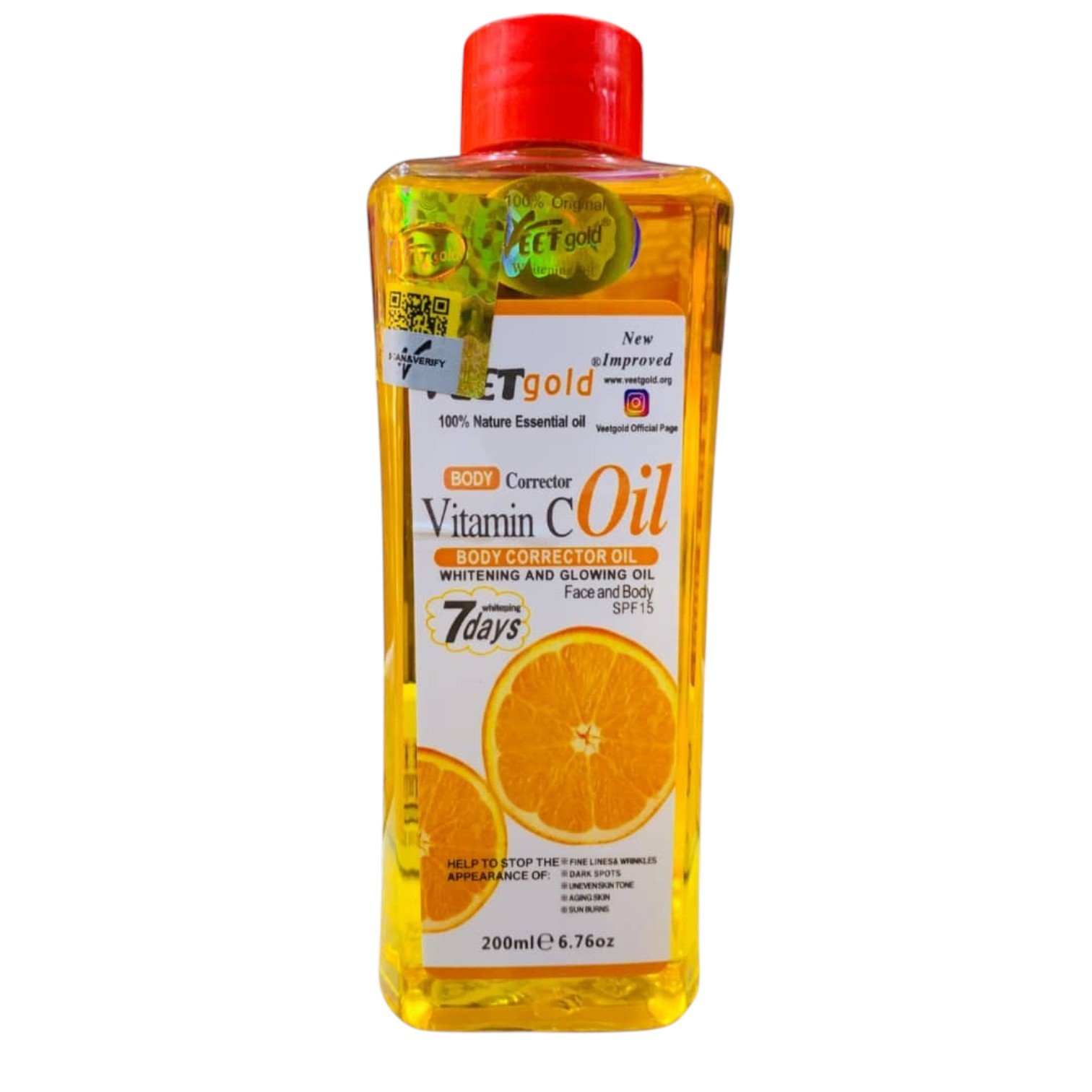Veet Gold Vitamin C Glow Corrector Oil 200ml
