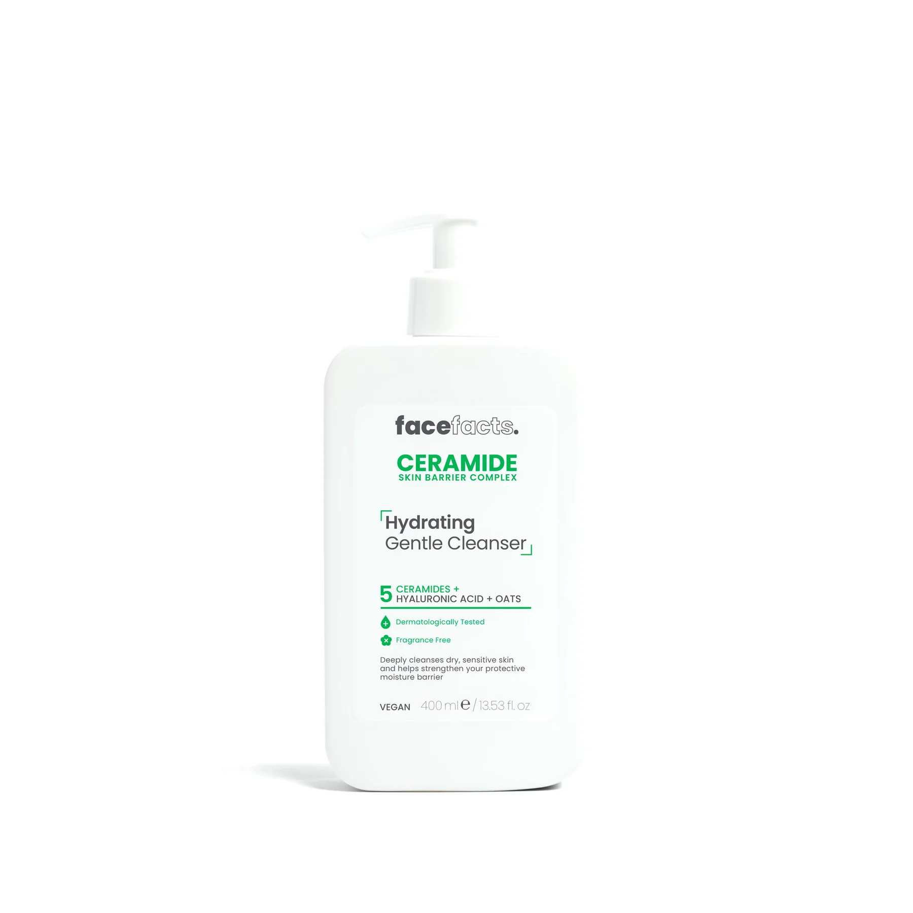 face facts Ceramide Hydrating Gentle Cleanser 400ml