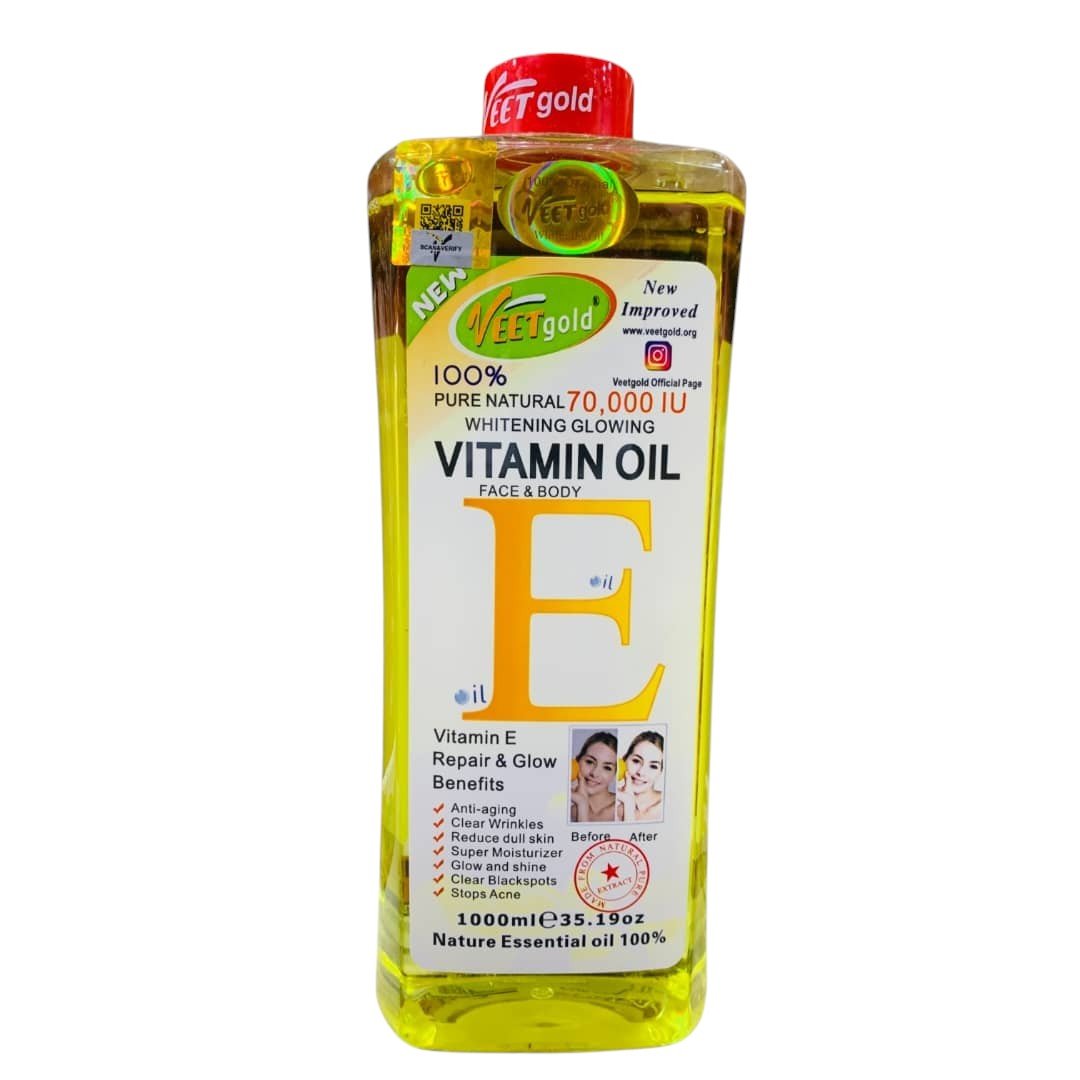 Veet Gold Vitamin E Face & Body Oil