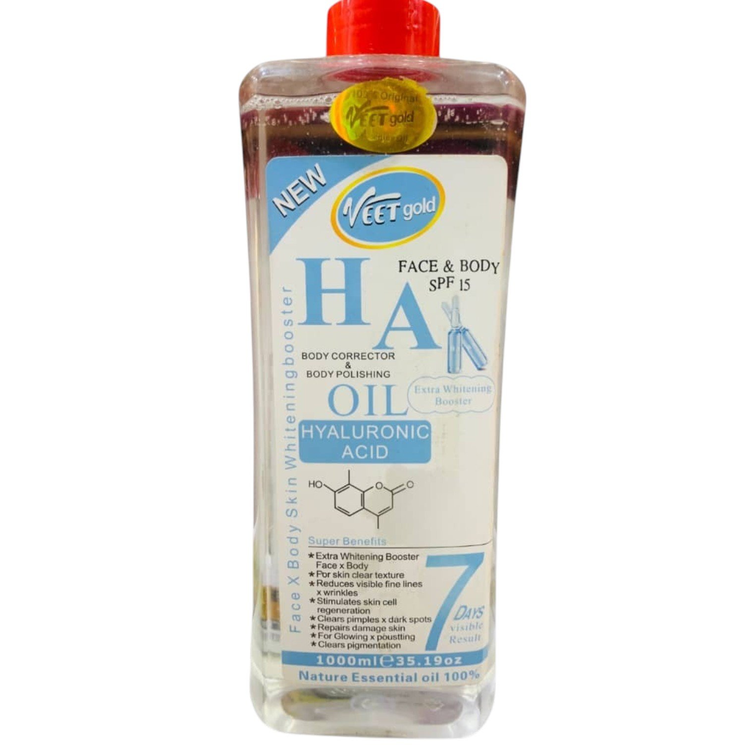 Veet Gold Hyaluronic Acid Face & Body Oil