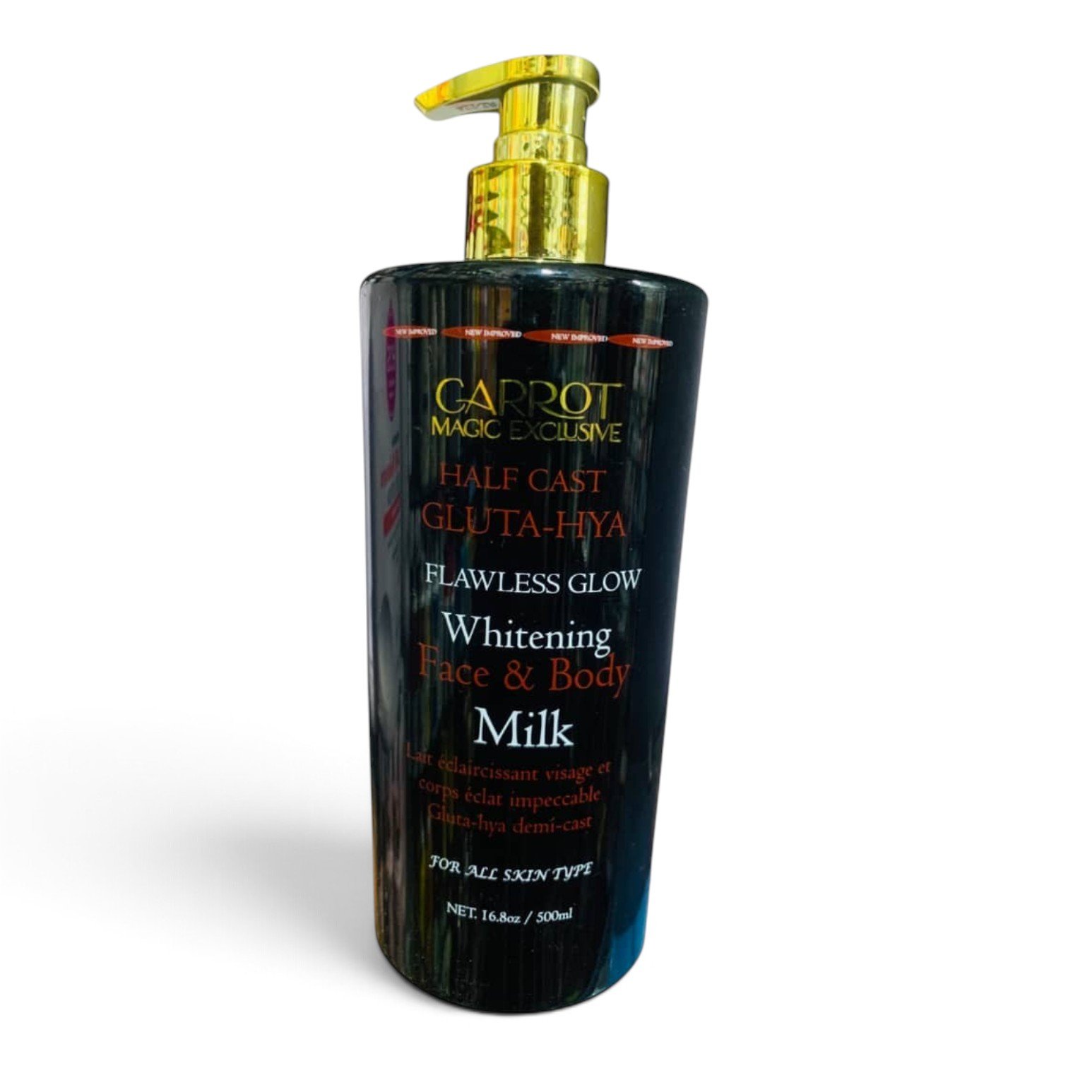 Carrot Magic Exclusive Half Cast Gluta-Hya Flawless Glow Whitening Face & Body Milk