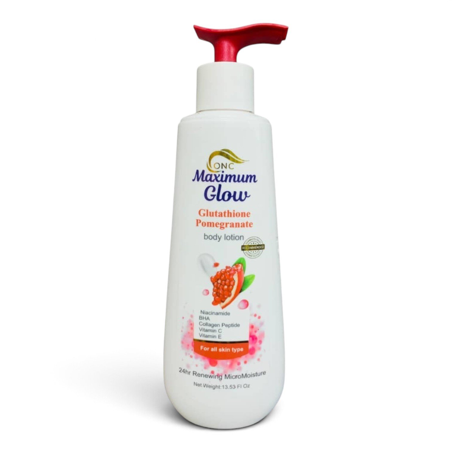ONC Maximum Glow Glutathione Pomegranate Body Lotion