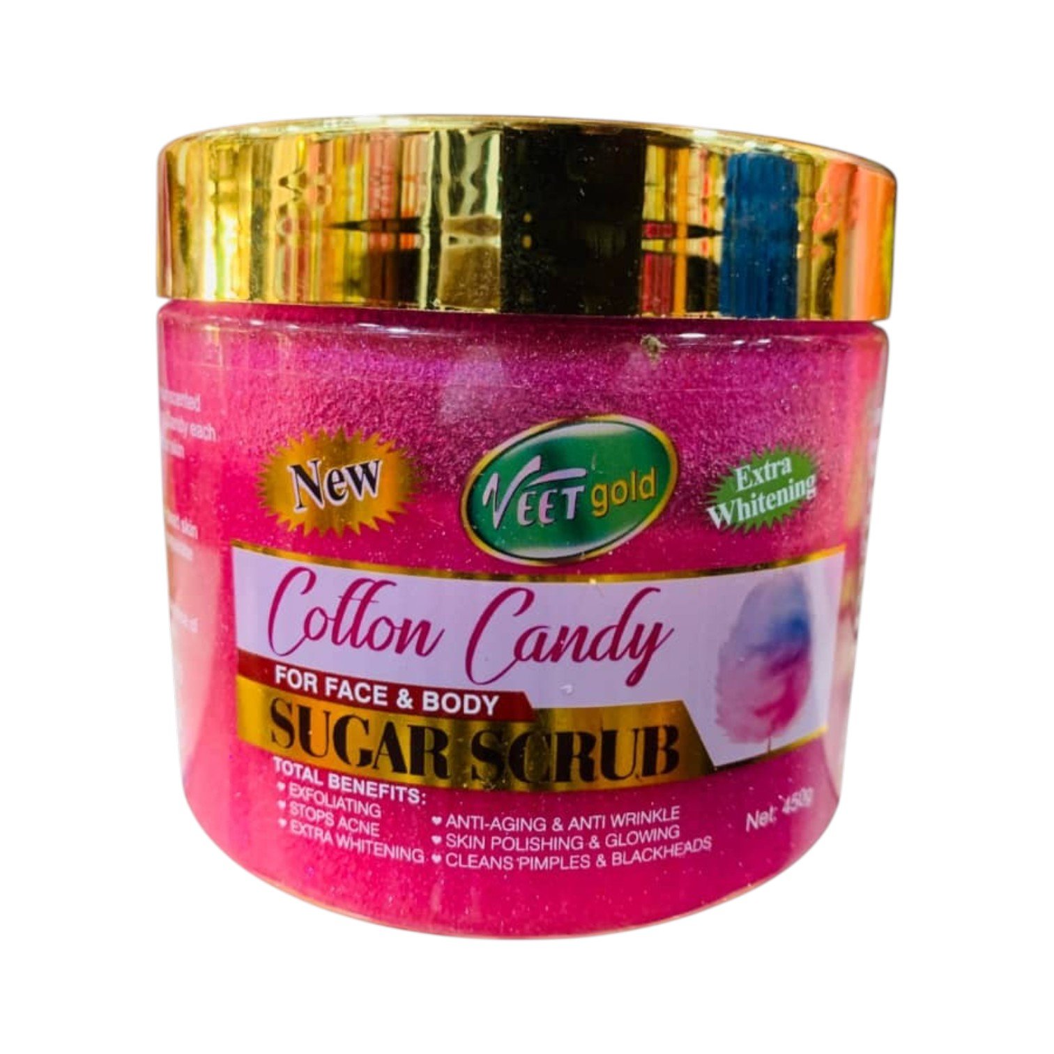 Veet Gold Cotton Candy Sugar Scrub