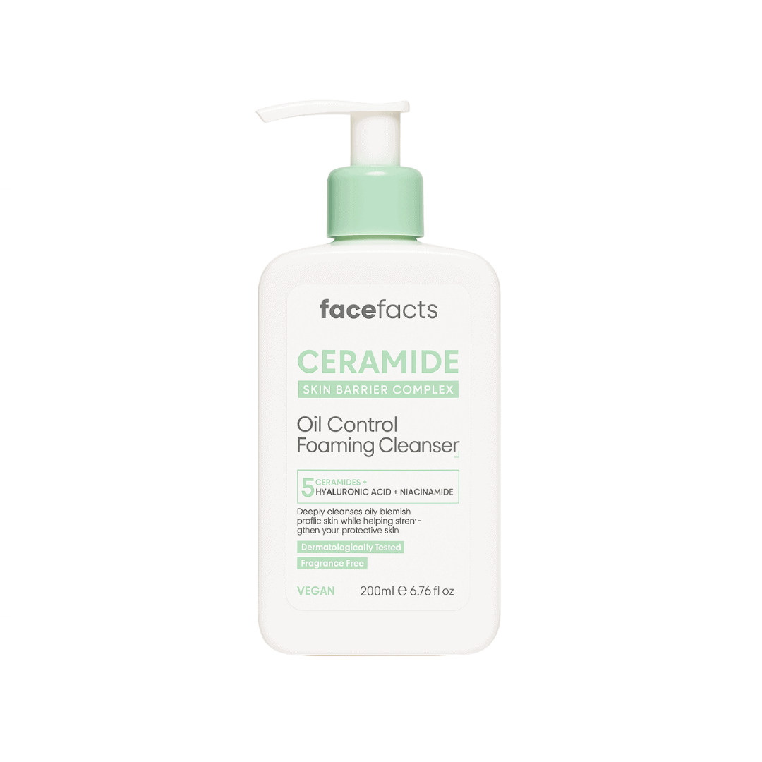 Face Facts Ceramide Oil Control Foaming Cleanser | 200ml