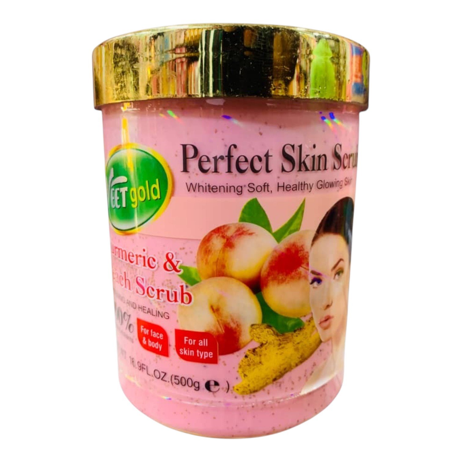 Veet Gold Turmeric & Peach Scrub