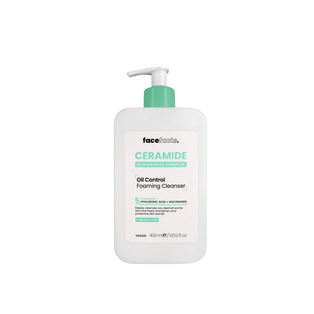 FaceFacts CERAMIDE Oil Control Foaming Cleanser 400ml