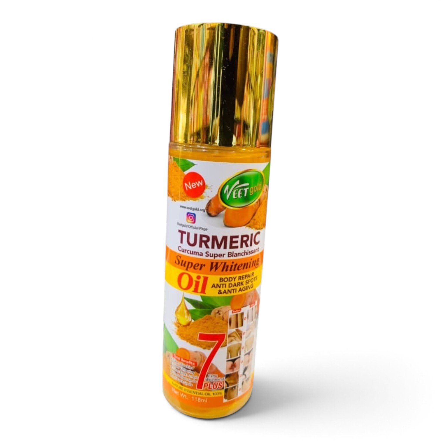 Veet Gold Turmeric Whitening Oil
