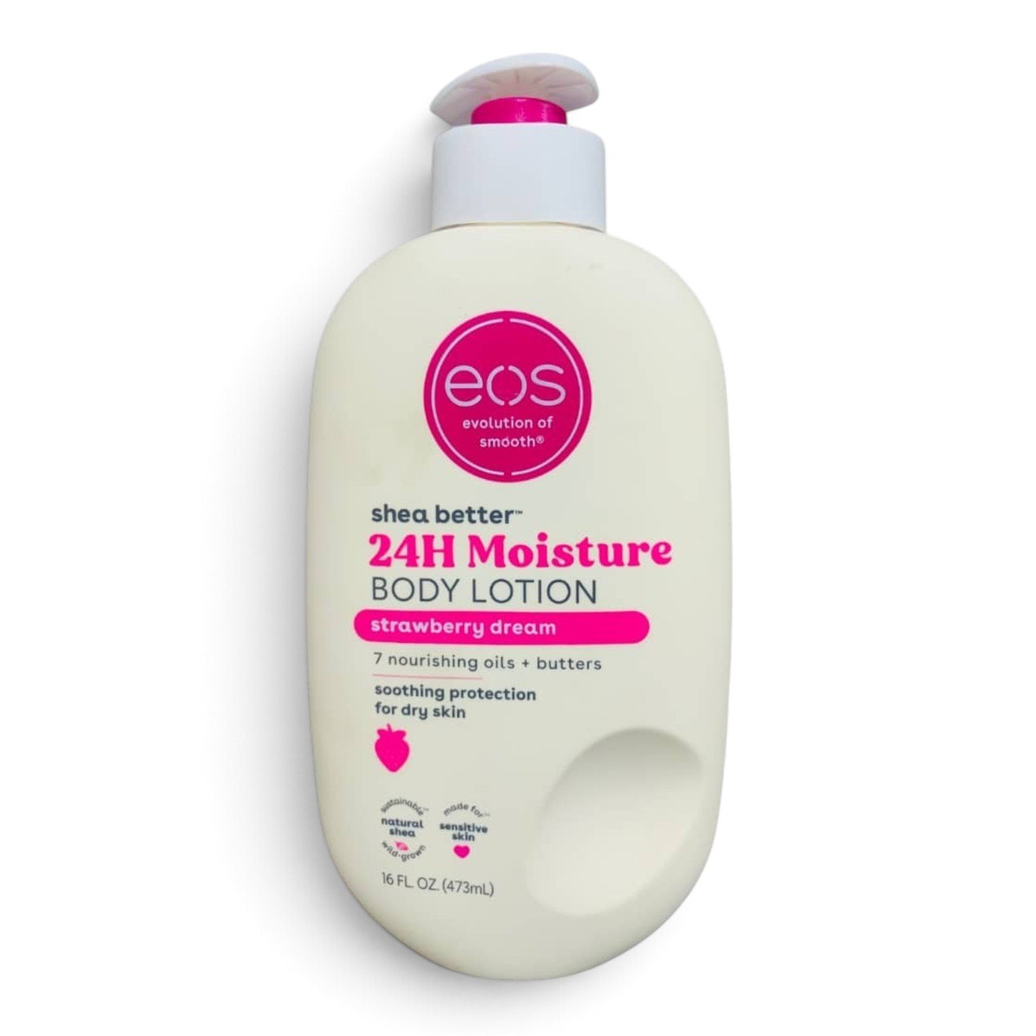 eos Shea Better 24H Moisture Body Lotion Strawberry Dream