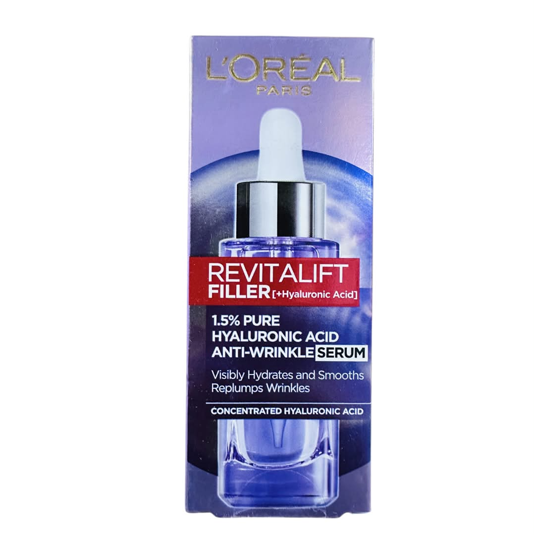 L'Oréal Paris Revitalift Filler 1.5% Pure Hyaluronic Acid Anti-Wrinkle Serum (30ml)