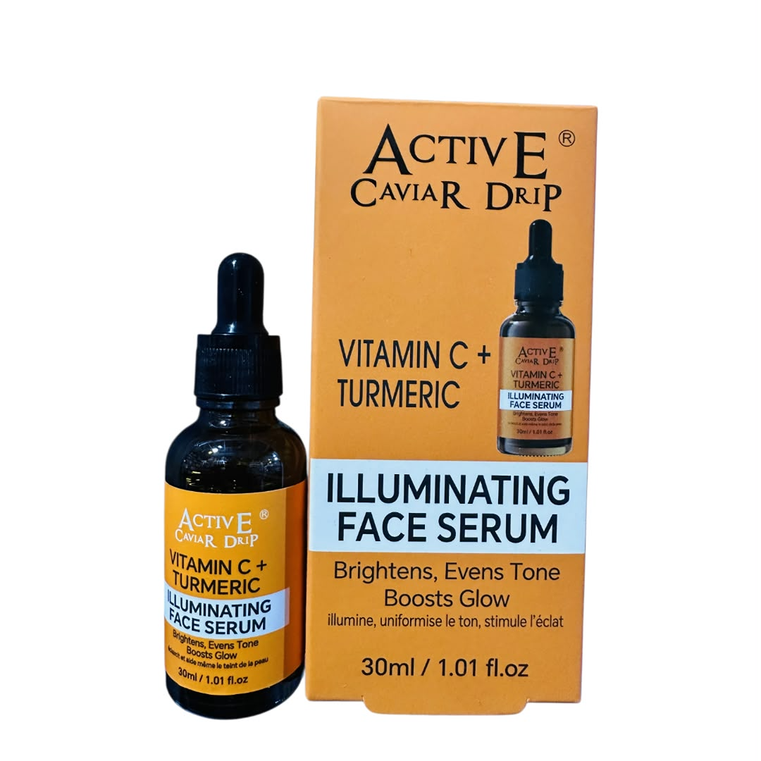 Active Caviar Drip Vitamin C + Turmeric Illuminating Face Serum – 30ml / 1.01 fl. oz