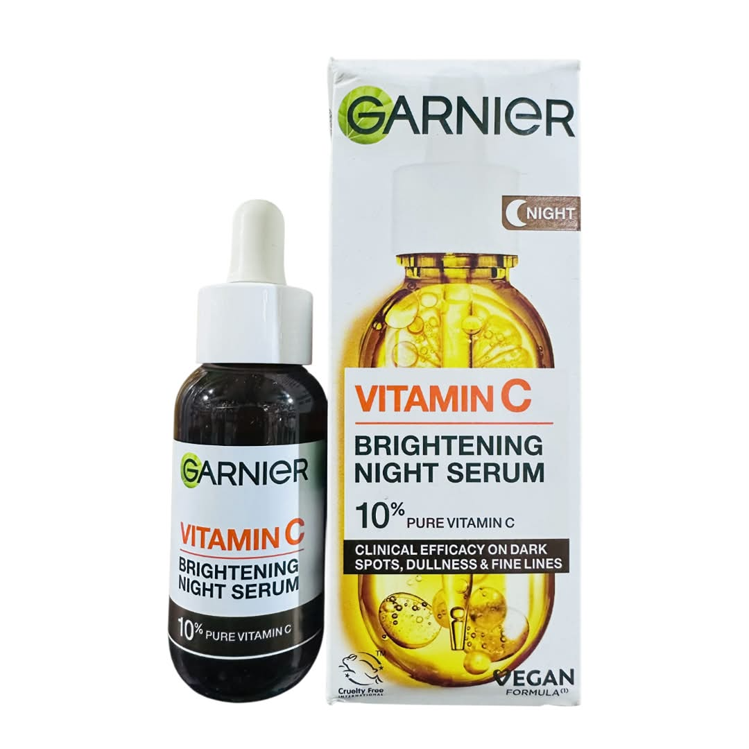 Garnier Vitamin C Brightening Night Serum 10% Pure Vitamin C (30ml)