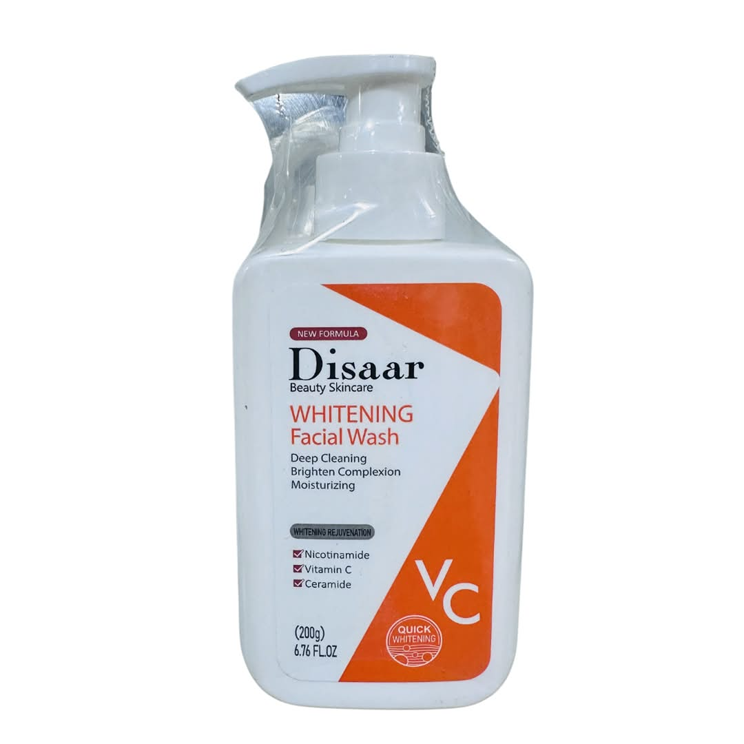 Disaar Beauty Skincare Vitamin C Whitening Facial Wash (200g)