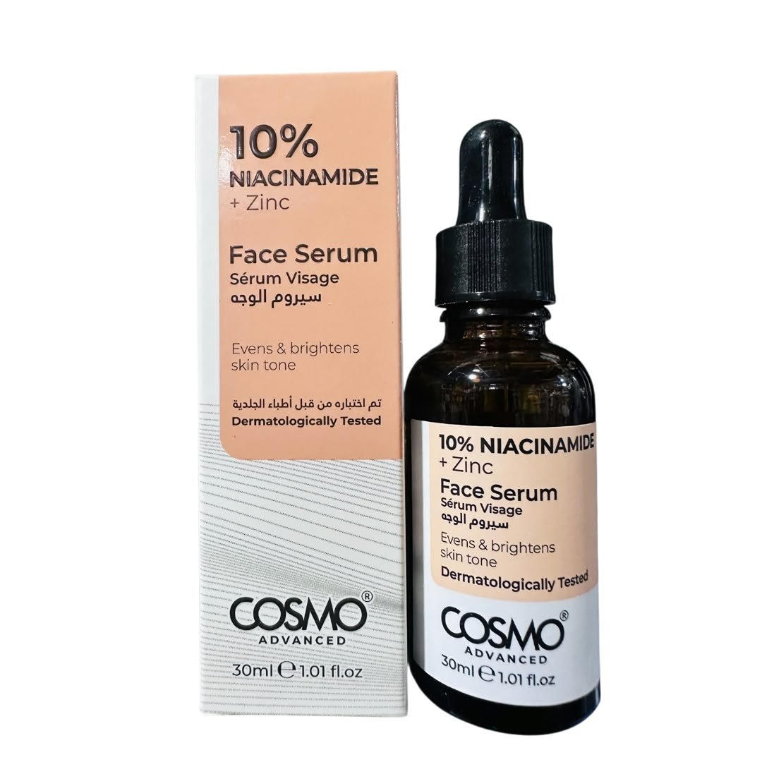 Cosmo Advanced 10% Niacinamide + Zinc Face Serum – 30ml