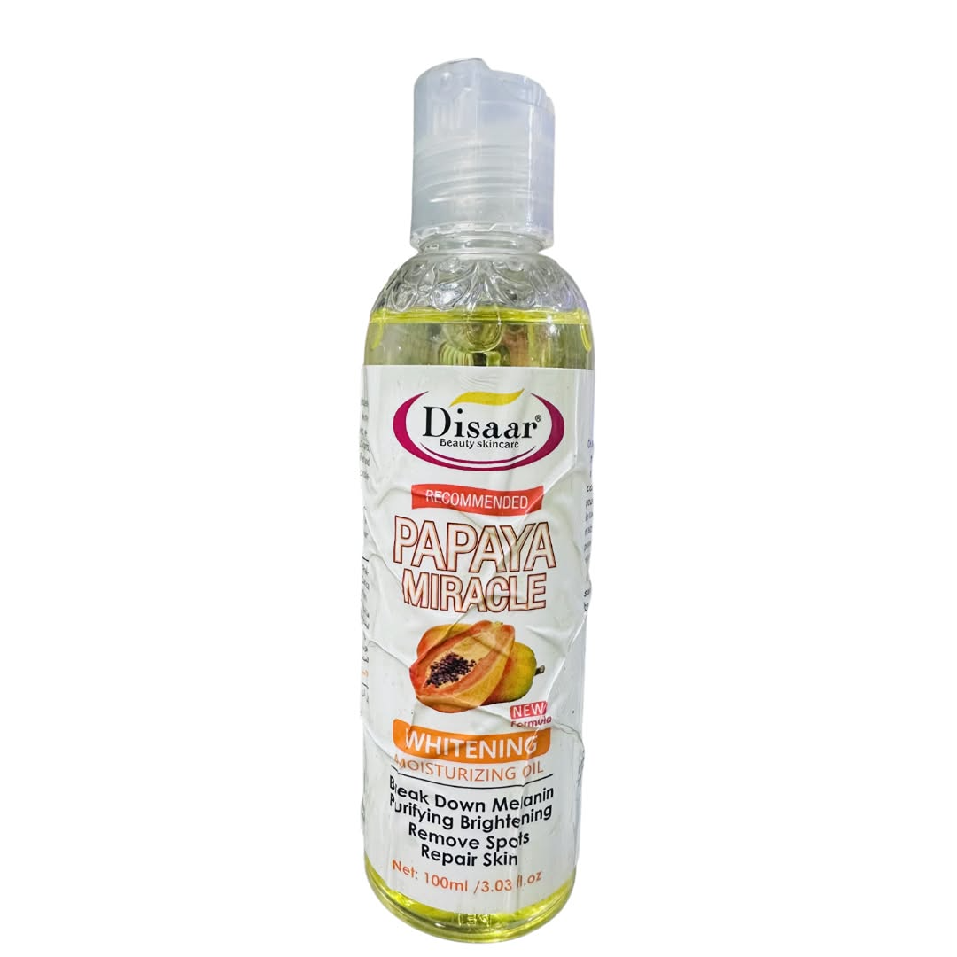 Disaar Papaya Miracle Whitening Moisturizing Oil β 100ml