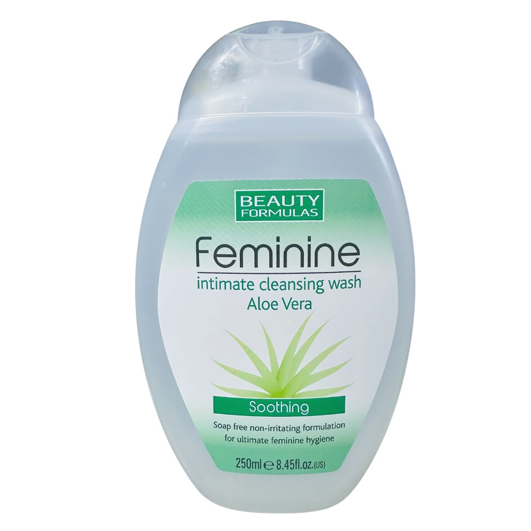 Beauty Formulas Feminine Soothing Intimate Cleansing Wash with Aloe Vera – 250ml