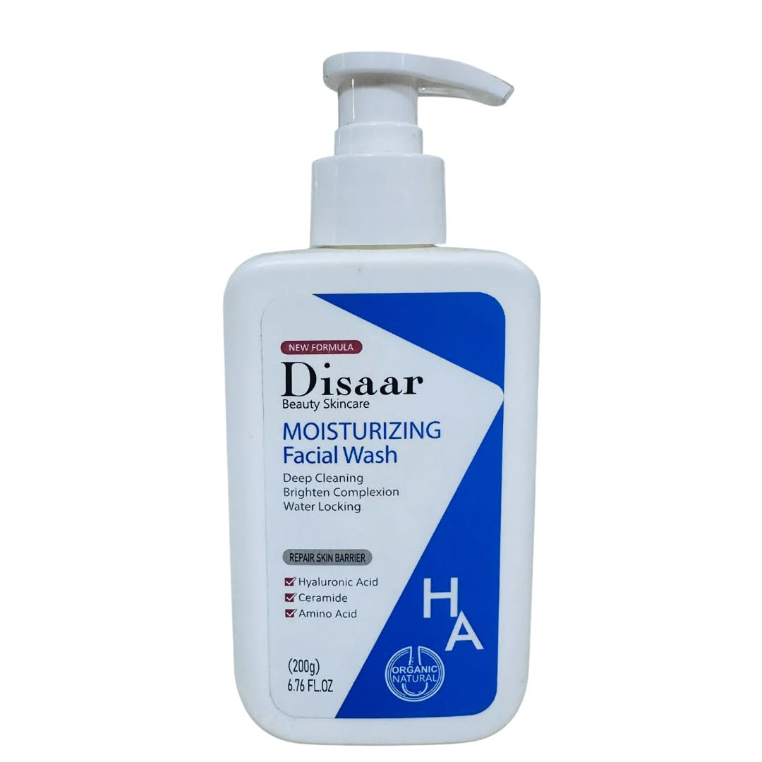 Disaar Moisturizing Hyaluronic Acid & Ceramide Facial Wash (200g)