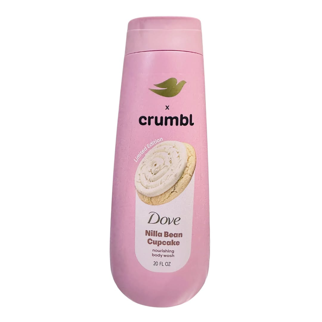 Dove x Crumbl Nilla Bean Cupcake Nourishing Body Wash 20 fl oz