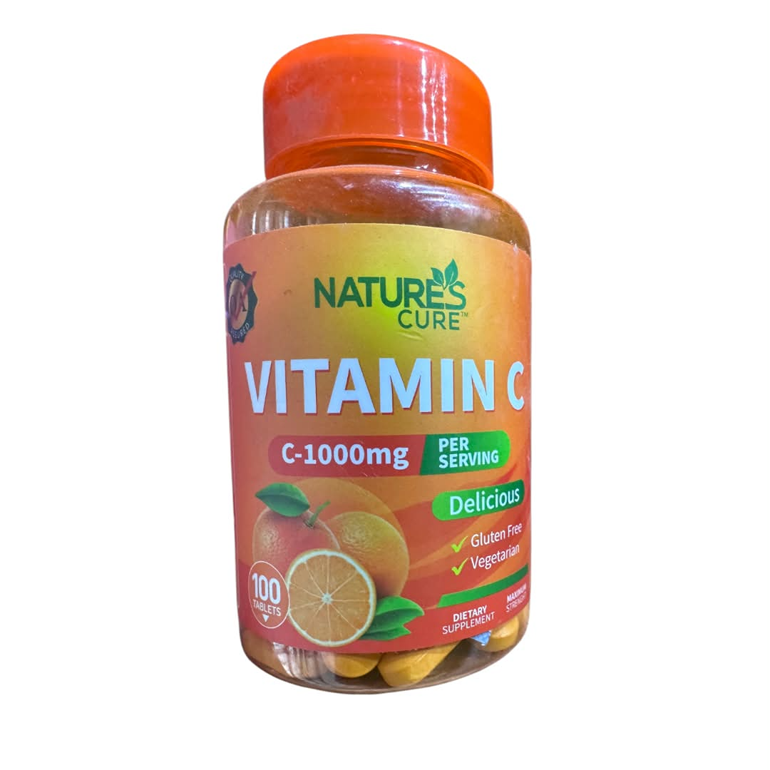 Nature's Cure Vitamin C 1000mg Dietary Supplement