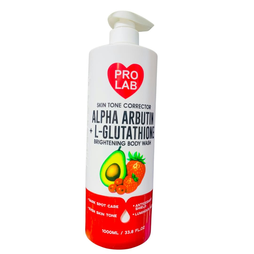 Pro Lab Skin Tone Corrector Alpha Arbutin + L-Glutathione Brightening Body Wash