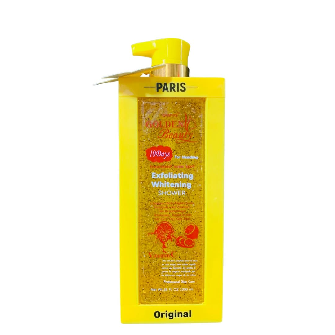 Paris Golden Beauty Exfoliating Whitening Shower Gel