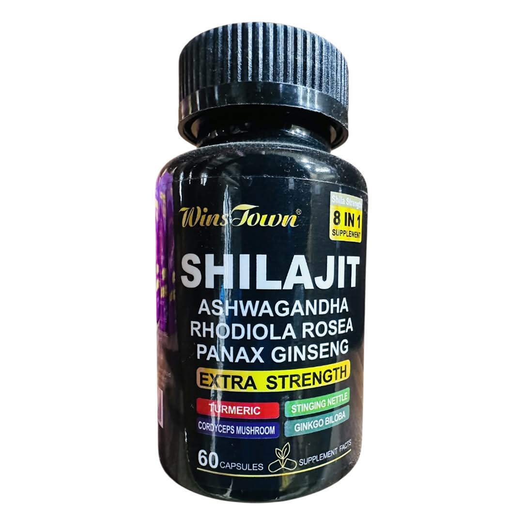 Wins Town Shilajit Extra Strength 8-in-1 Supplement
