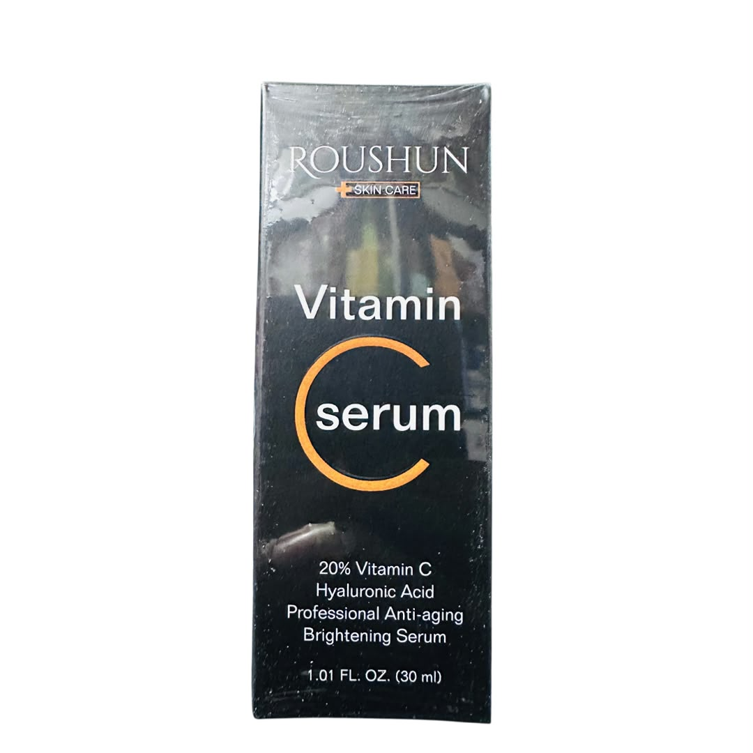 Roushun 20% Vitamin C Hyaluronic Acid Professional Anti-Aging Brightening Serum – 30ml