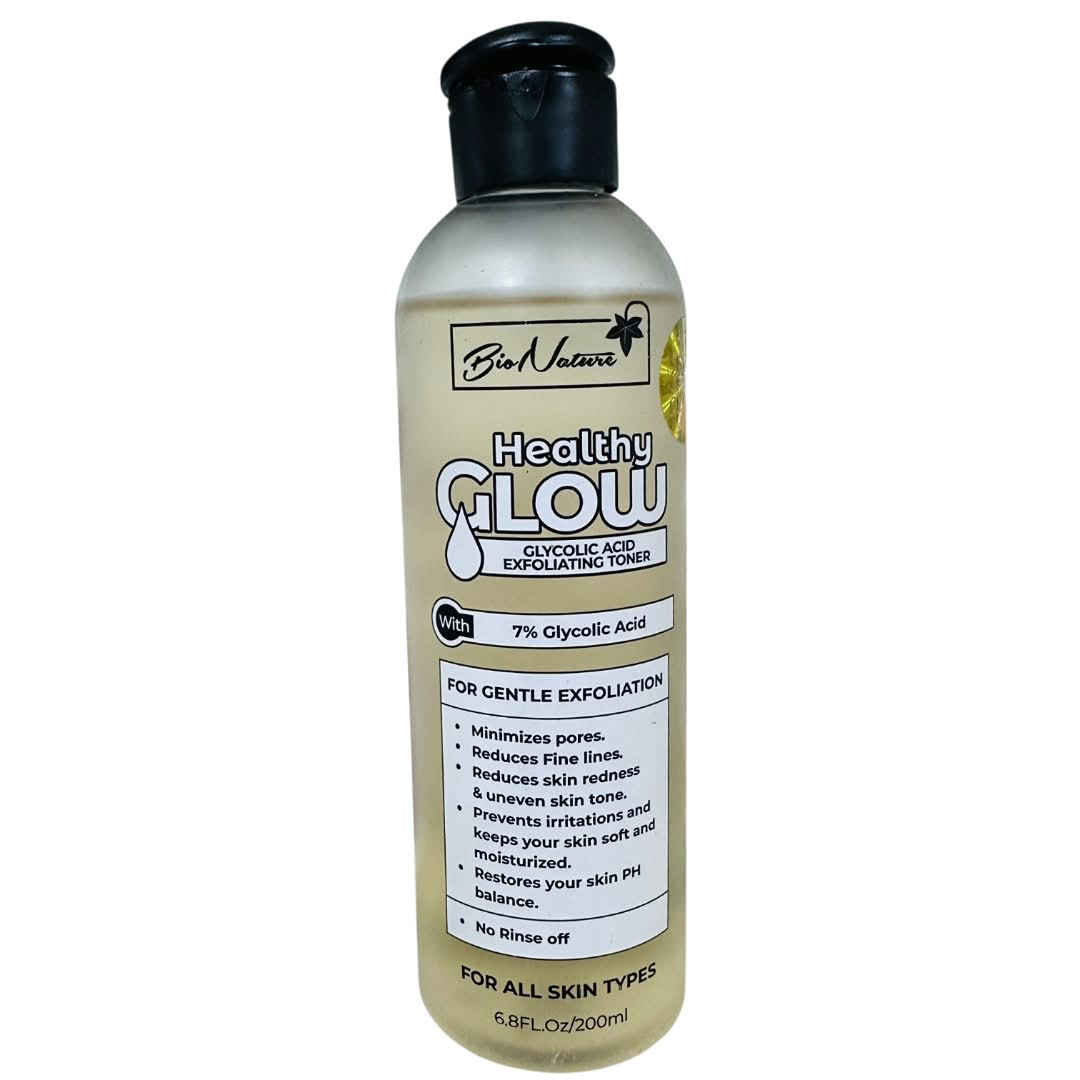 Bio Nature Healthy Glow 7% Glycolic Acid Exfoliating Toner (200ml)