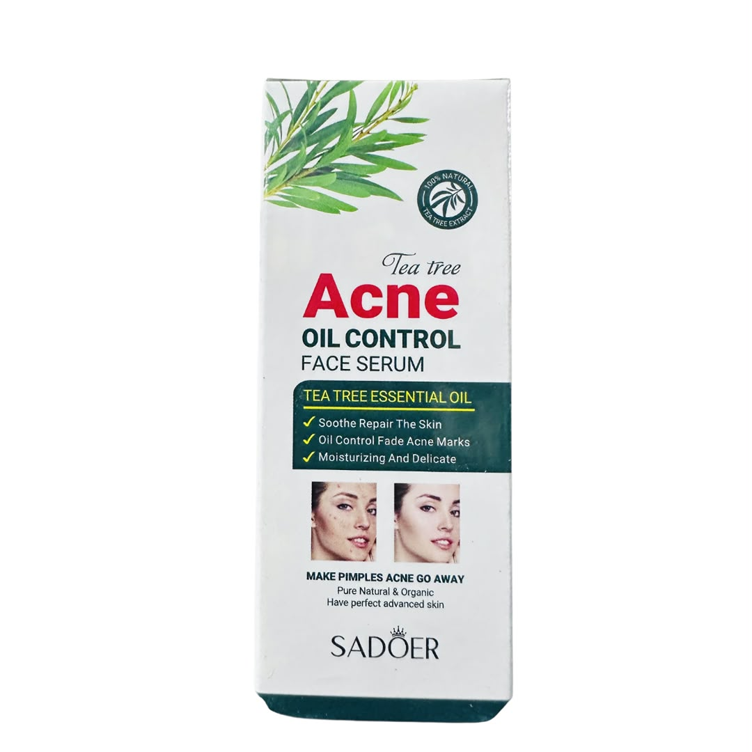 SADOER Tea Tree Acne Oil Control Face Serum – 30ml