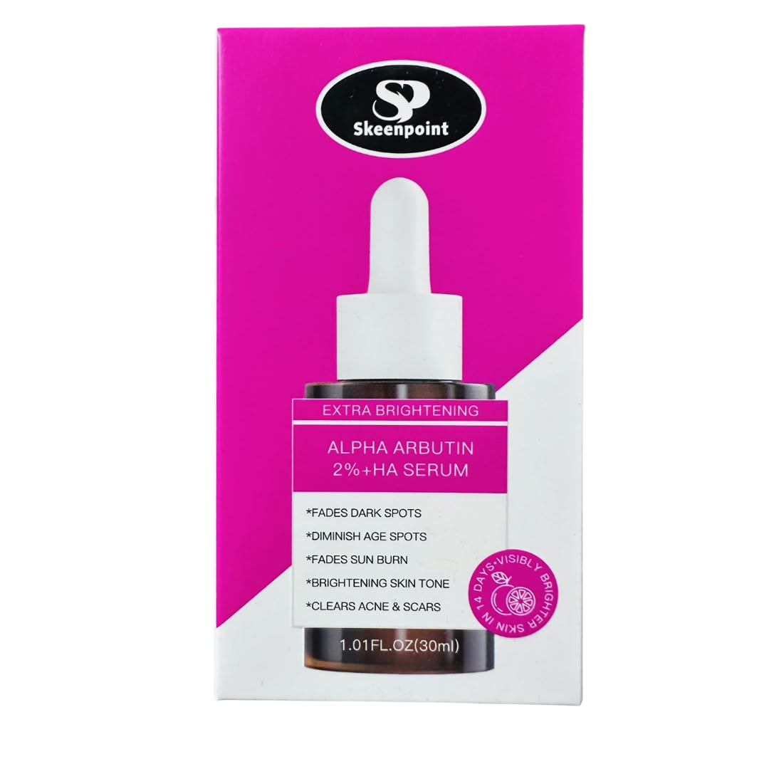 Skeenpoint Extra Brightening Alpha Arbutin 2% + HA Serum – 30ml