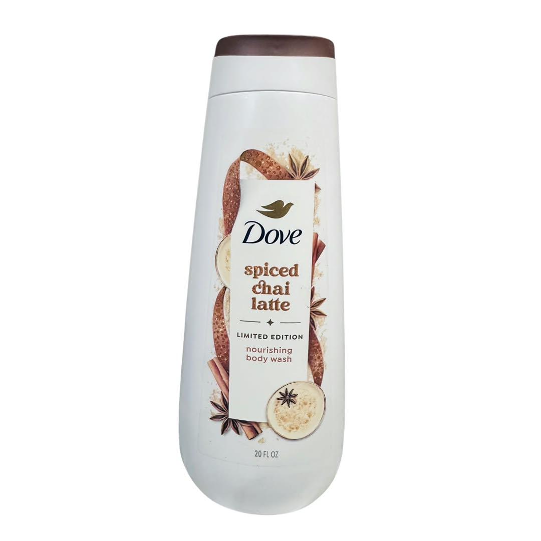 Dove Spiced Chai Latte Limited Edition Holiday Nourishing Body Wash 20 fl oz