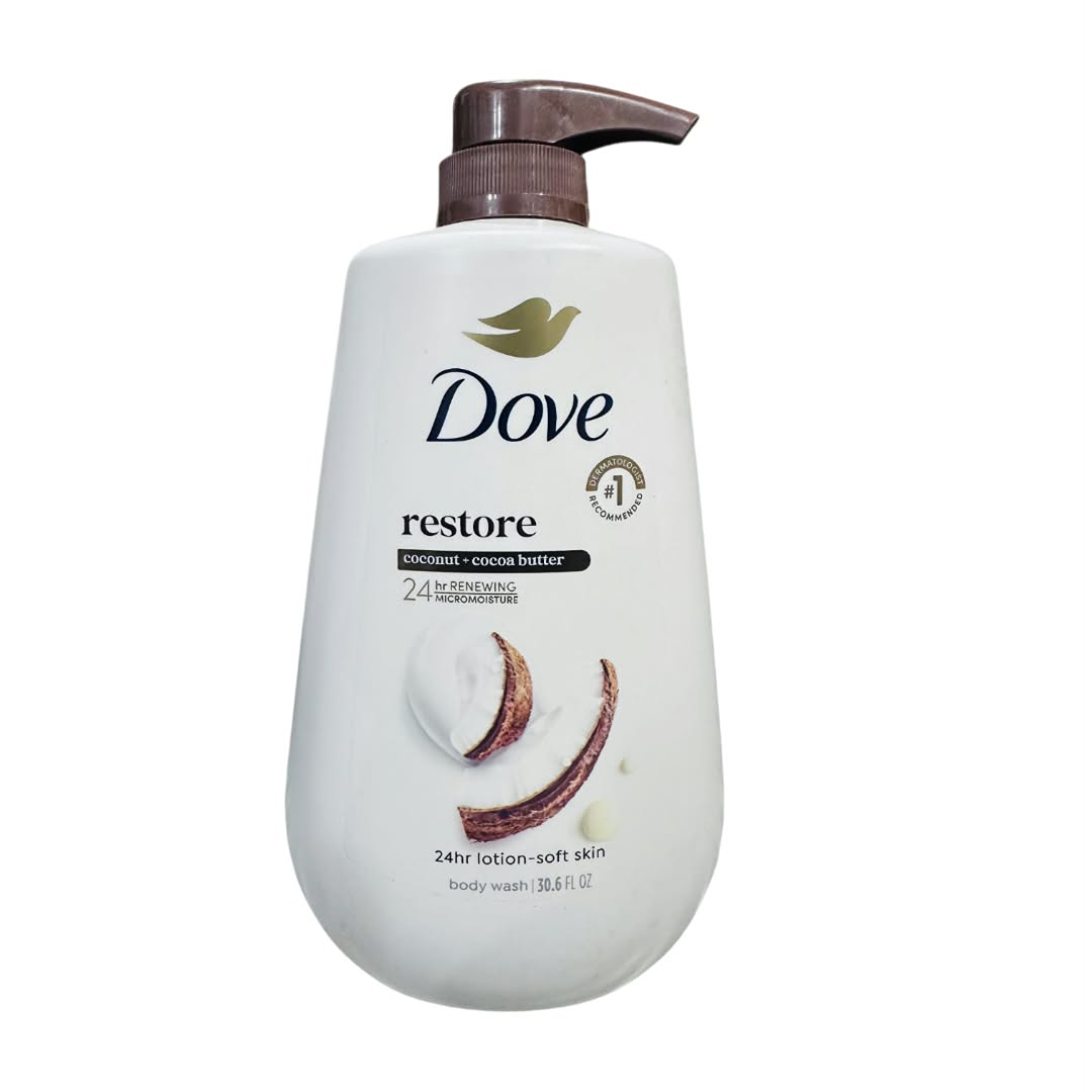 Dove Restore Coconut & Cocoa Butter Body Wash 30.6 fl oz