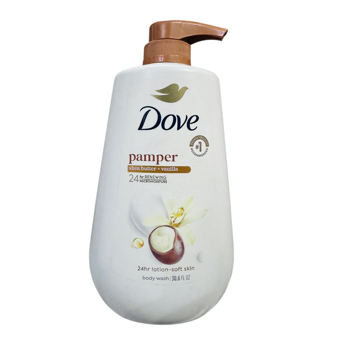 Dove Pamper Shea Butter + Vanilla Body Wash 30.6 fl oz