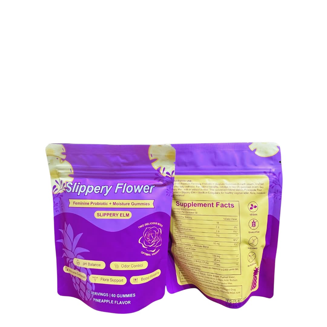Slippery Flower Feminine Probiotic + Moisture Gummies