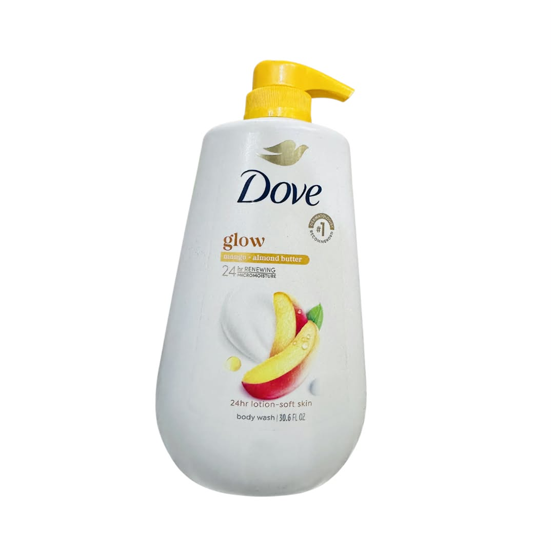 Dove Glow Mango & Almond Butter 24hr Renewing MicroMoisture Body Wash 30.6 fl oz