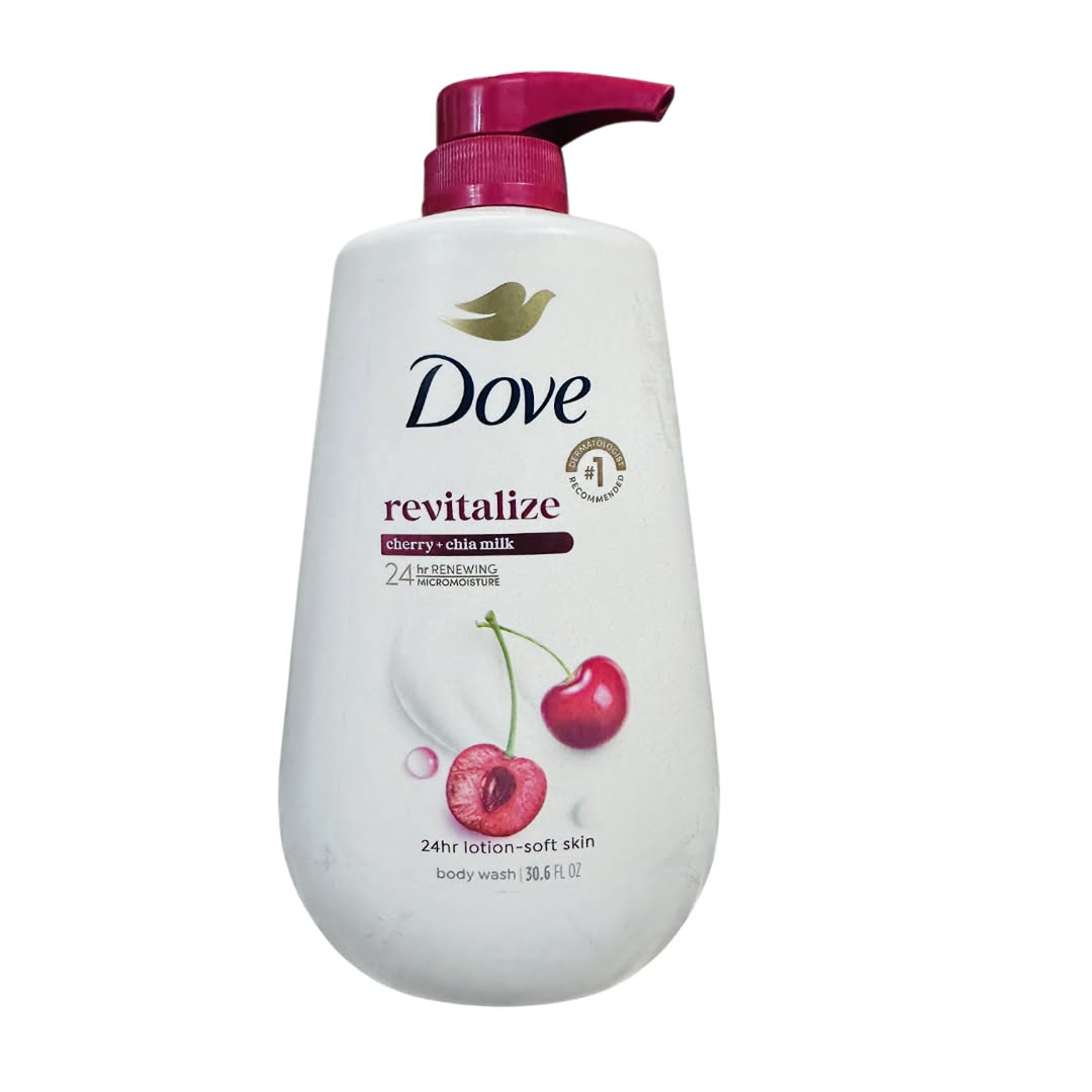 Dove Revitalizante Cherry & Chia Milk Body Wash 30.6 fl oz (905ml)